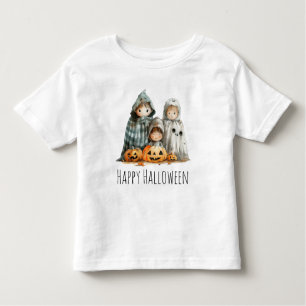 Pumpkin Parade – A Gentle Halloween Gathering Toddler T-shirt