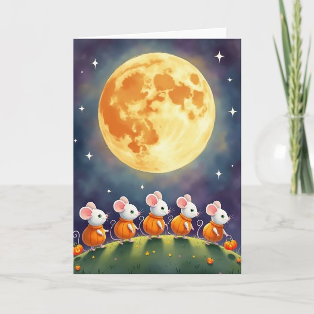 Pumpkin Parade Night Card (Front)
