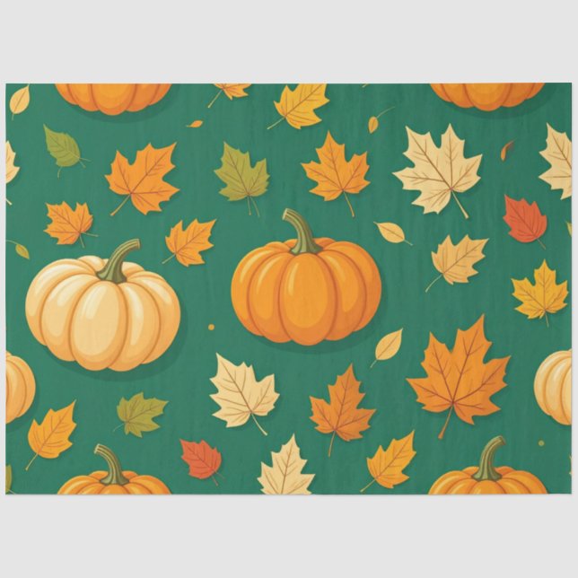 Pumpkin Parade Tissue Paper (Front)