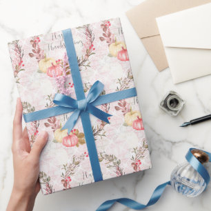 Pumpkin Paradise Thanksgiving Wrapping Paper