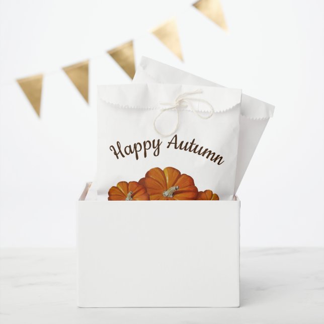 Pumpkin Party Favor Bags (Party)