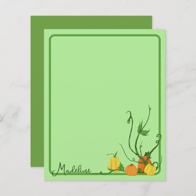 Pumpkin Patch (Front/Back)