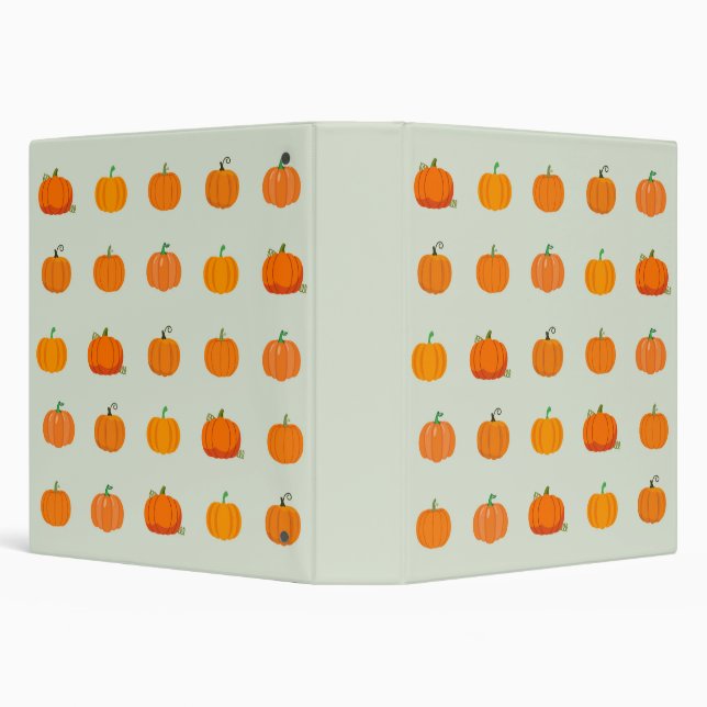 Pumpkin Patch 3 Ring Binder (Background)
