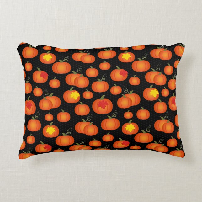 Pumpkin Patch  Accent Pillow (Front)