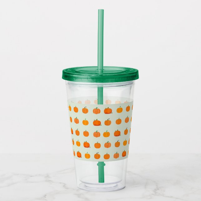 Pumpkin Patch Acrylic Tumbler (Front)