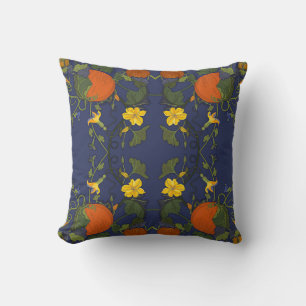 Pumpkin Patch and Vines Pillow