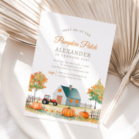 Pumpkin Patch Autumn Birthday Party