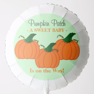 Pumpkin Patch Baby Shower Balloon
