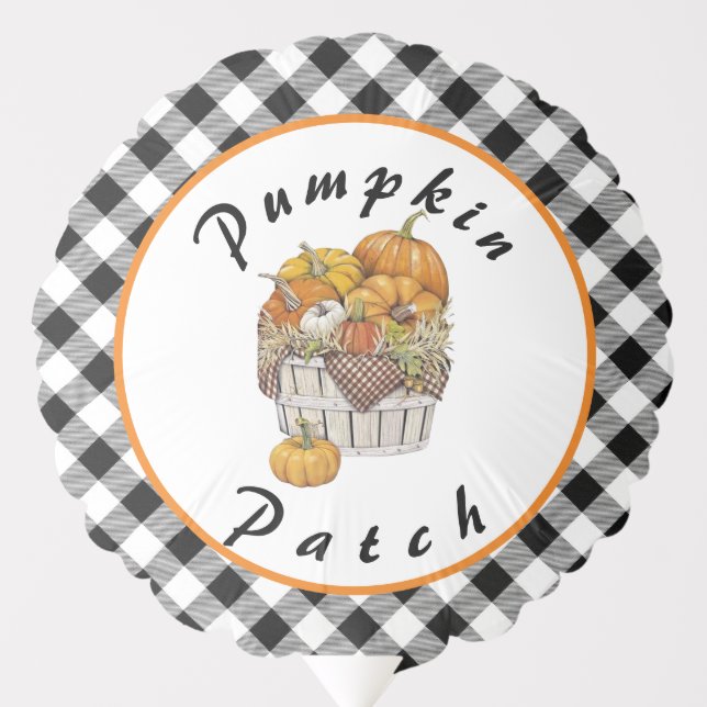 Pumpkin patch balloon (Front)