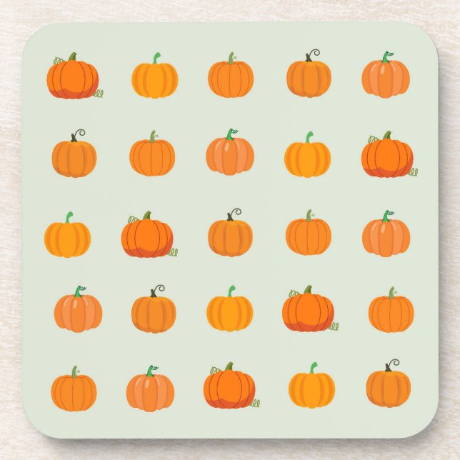  Pumpkin Patch Beverage Coaster (Front)