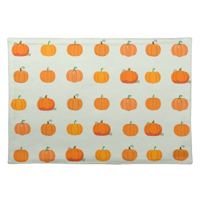  Pumpkin Patch Cloth Placemat (Front)