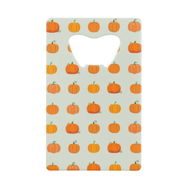 Pumpkin Patch Credit Card Bottle Opener (Front)
