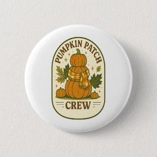 Pumpkin Patch Crew Button