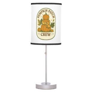 Pumpkin Patch Crew Table Lamp