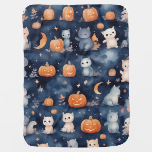 Pumpkin Patch Dreamer: Halloween Baby Blanket