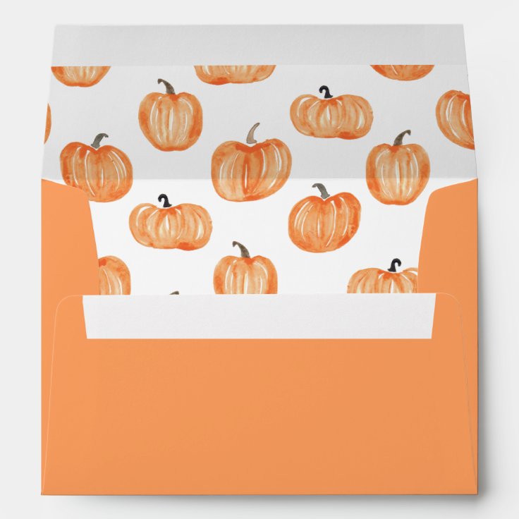 Pumpkin Patch Envelope | Zazzle