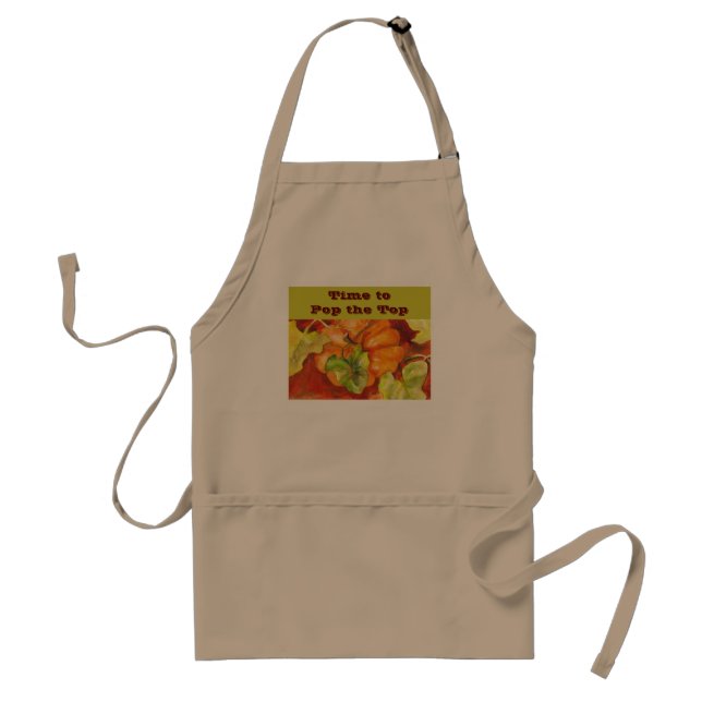 Pumpkin Patch Fall Adult Apron (Front)