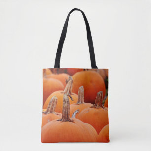 Pumpkin Patch Fall Autumn Art Tote Bag