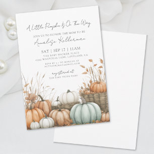 Pumpkin Patch Fall Baby Shower Invitation