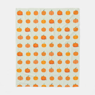 Pumpkin Patch Fleece Blanket