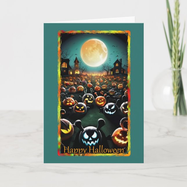 Pumpkin Patch Halloween Card (Front)