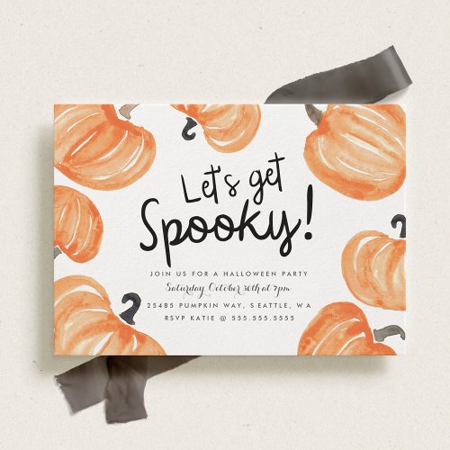 Pumpkin Patch Halloween Party Invitation