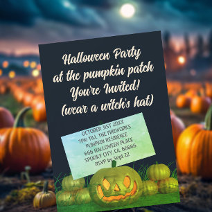 Pumpkin Patch Halloween Party Invitation