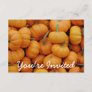 Pumpkin Patch Halloween Party Invitations by CindyBeePhotography at Zazzle