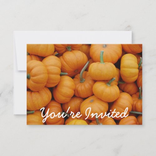 Pumpkin Patch Halloween Party Invitations