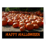Pumpkin Patch Happy Halloween Card