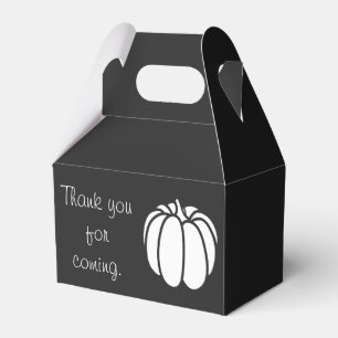 Pumpkin Patch in Black Favor Box