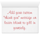 Pumpkin Patch in Cherry Thank You Card (Inside Horizontal (Bottom))