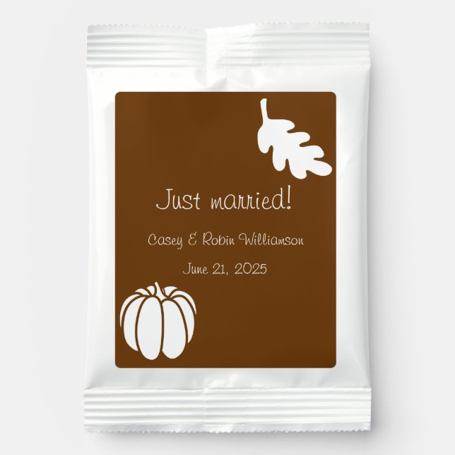 Pumpkin Patch in Chocolate Brown Drink Mix (Front)