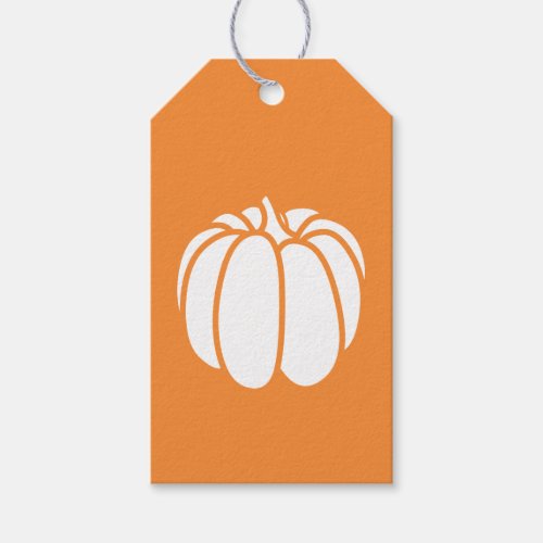 Pumpkin Patch in Orange Gift Tag