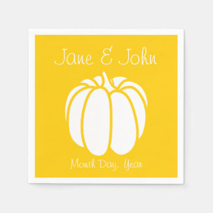 Pumpkin Patch in Yellow Napkins