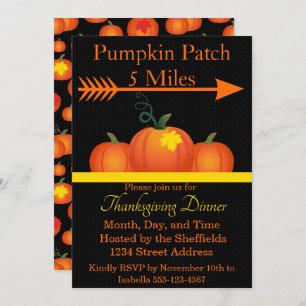 Pumpkin Patch Invitation