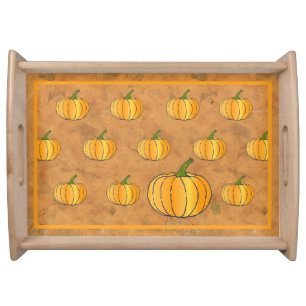 Pumpkin Patch Large Serving Tray