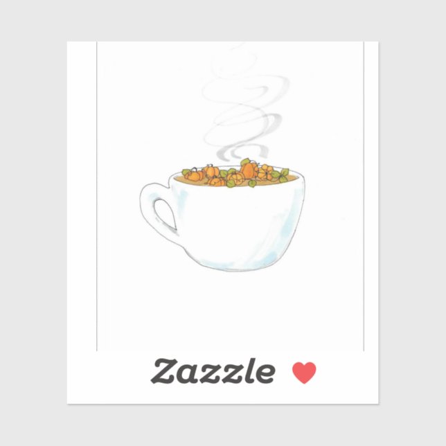 Pumpkin Patch Latte Sticker (Sheet)