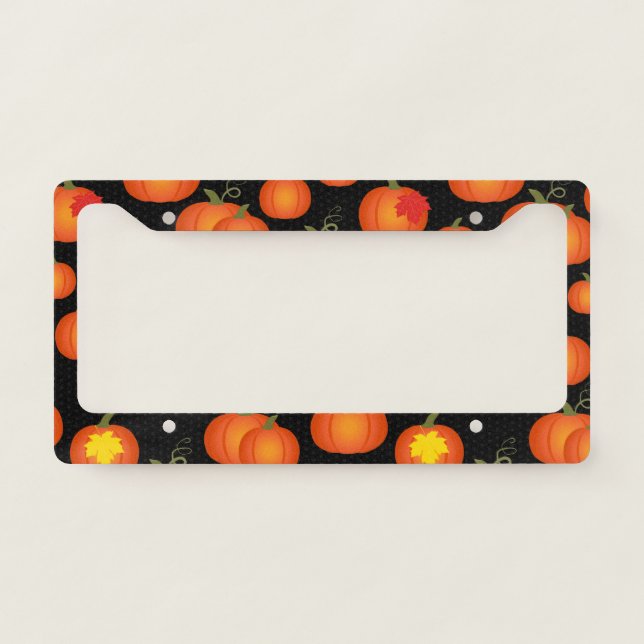 Pumpkin Patch License Plate Frame (Front)