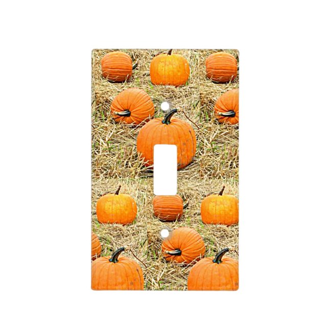 Pumpkin Patch Light Switch Cover (Front)