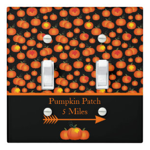 Pumpkin Patch Light Switch Cover