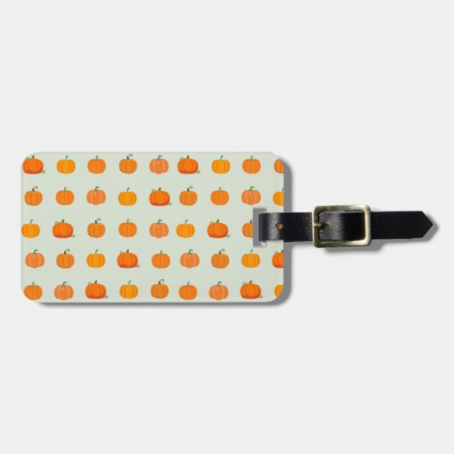   Pumpkin Patch Luggage Tag (Front Horizontal)