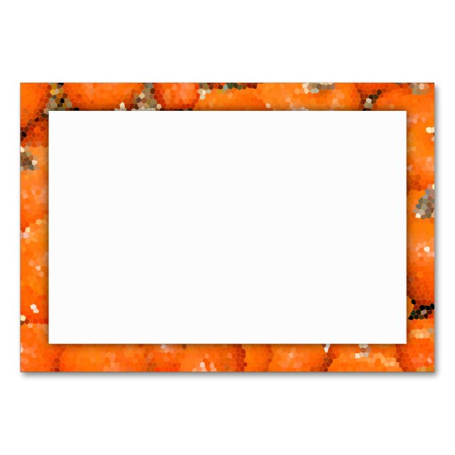 Pumpkin Patch Mosaic Table Number (Front)