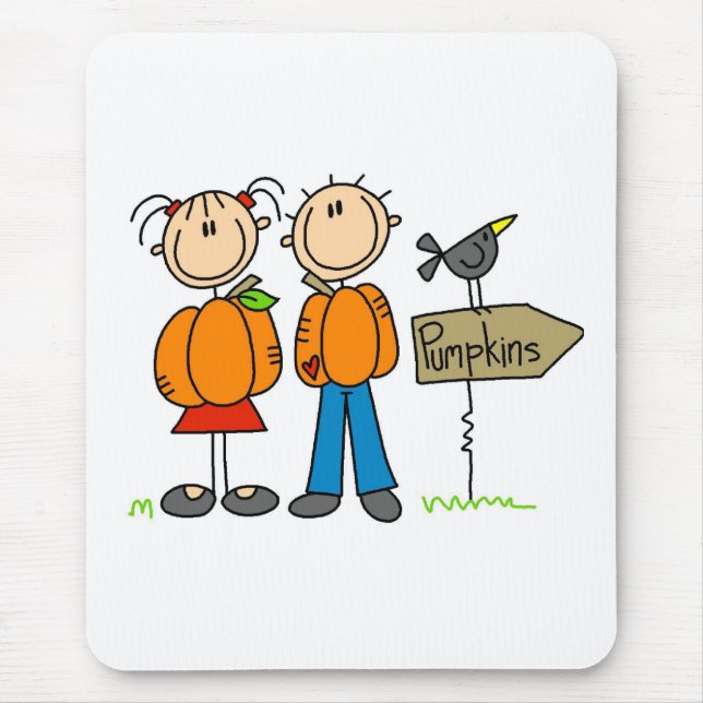 Pumpkin Patch Mouse Pad (Front)