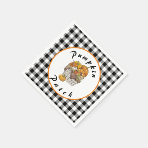 Pumpkin patch napkins