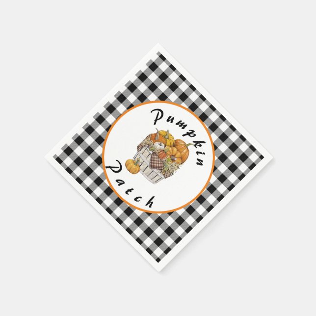 Pumpkin patch napkins (Corner)