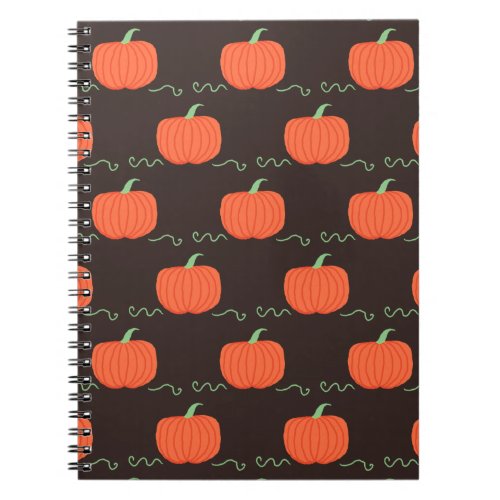 Pumpkin Patch Notebook Brown  Orange