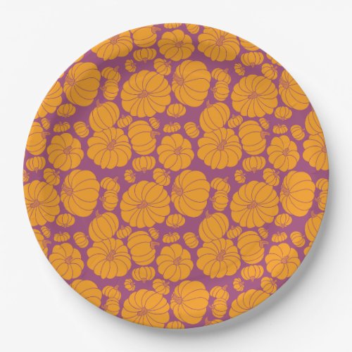 Pumpkin Patch Paper Plates