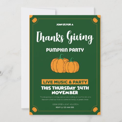 Pumpkin Patch Party A Harvest Gathering Delights Invitation