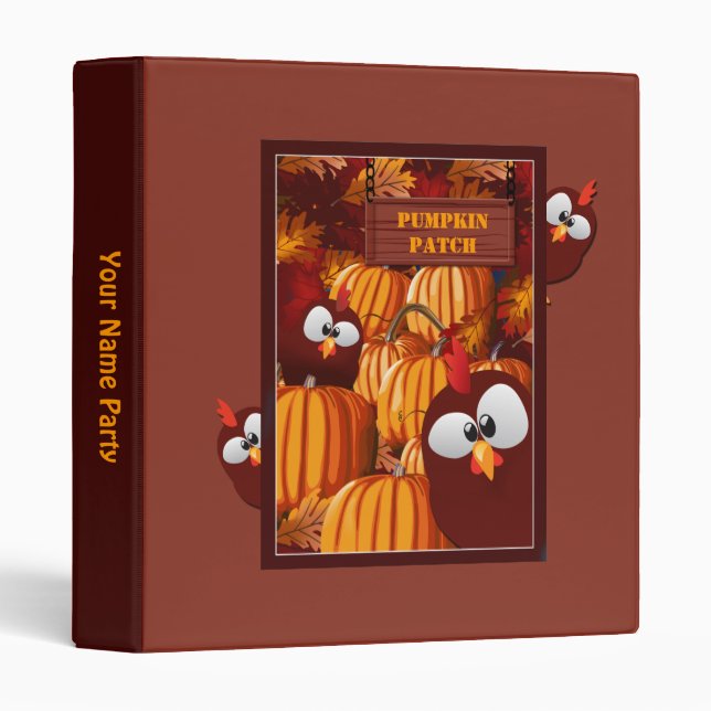 Pumpkin Patch Party Binder (Front/Spine)